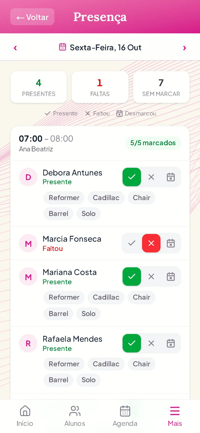 Chamada em segundos, sem papel